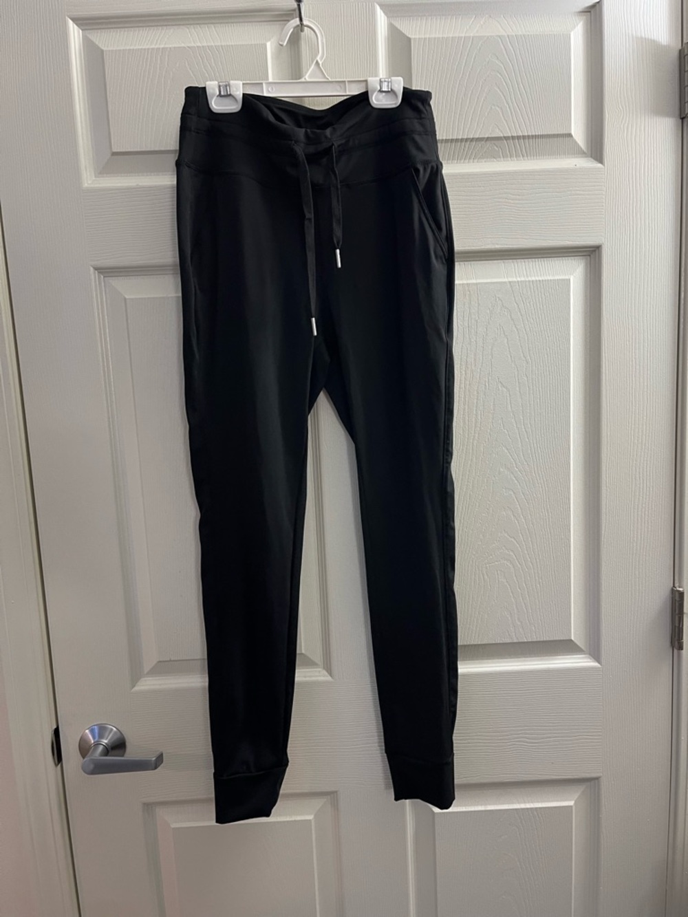 Black Drawstring Jogger Pants